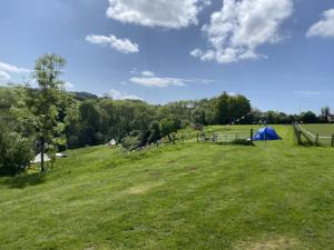 The upper camping field at Hidden Valley Camping